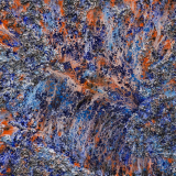   Victoria Kovalenchikova, " The World - XXVIII" ( Atlantic Ocean), 2016 mixed media,oil on canvas, 170x200cm (67" x 78,7") 