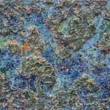 Victoria Kovalenchikova, “The Earth -LXIII”, 2016-19. Mixed media, oil on canvas, 120x160cm, 47”x63”